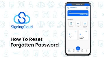 SigningCloud Tutorial : How to Reset Your Forgotten Password
