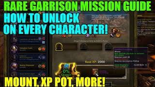 WoW Rare Garrison Mission Guide - How To Unlock Them On All Characters! - Gold Guide