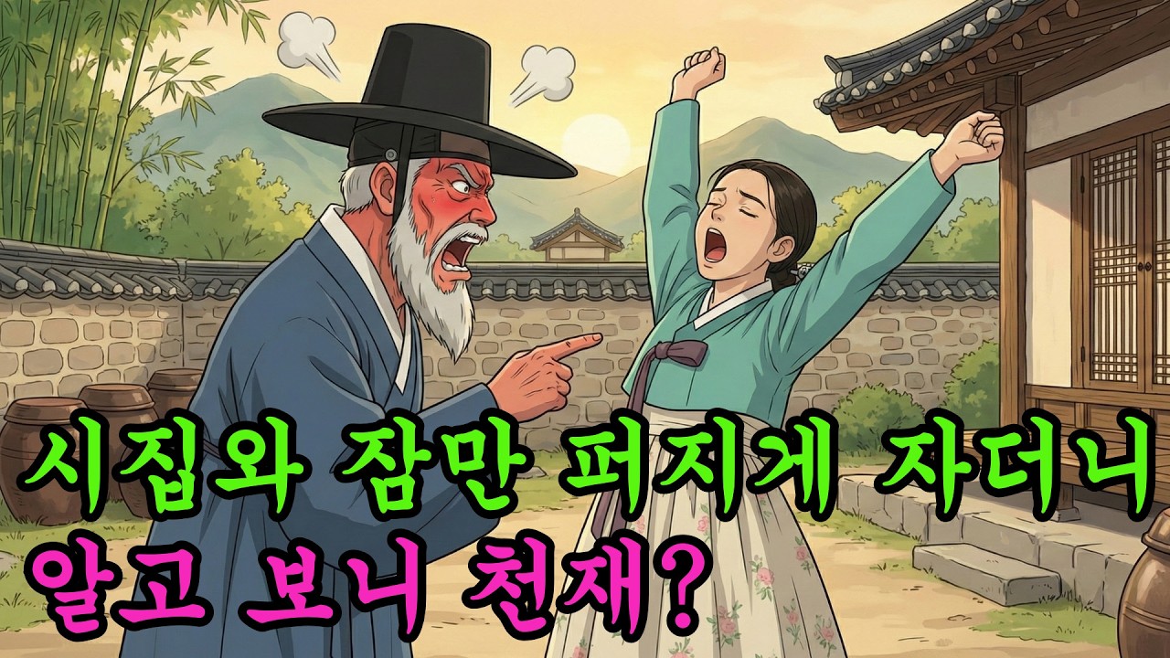 독한 시아버지도 무릎 꿇게 만든 게으른 며느리의 기막힌 정체 ㅣ 옛날이야기 ㅣ 역사