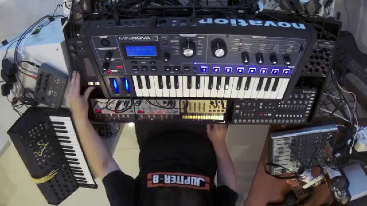 BURG - PolyMetrics (novation mininova, elektron analog four, TR-8, ms-20, volca)