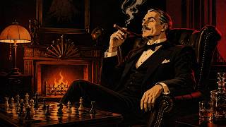 Smoke by the Fireplace | Slow Noir Jazz for Deep Night Reflection