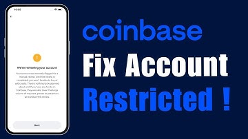 How To Fix Coinbase Account Restricted ! (2024)