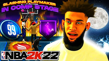 I took my SLASHING PLAYMAKER to the COMP STAGE and BROKE NBA 2K22..