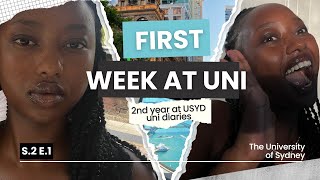 UNI DIARIES | usyd first week of classes ft. only two classes