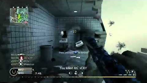 Insane No Scope Triple On COD4!