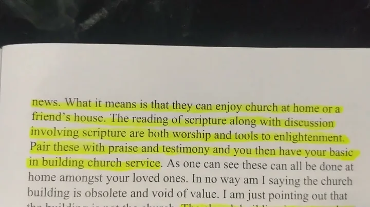 YOU ARE THE CHURCH..