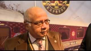 Dr. Nalin Shinhal, director of tourism & marketing, Indian Railway @ WTM 2012