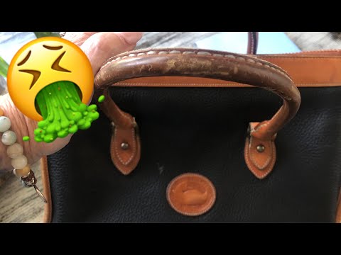A DISGUSTING Dooney and Bourke Bag Rehab. BEFORE & AFTER!