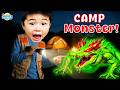 KIDS!👹A Mystery MONSTER Visited Our Camp!⛺| EDUCATIONAL KIDS NATURE SHOW🌿