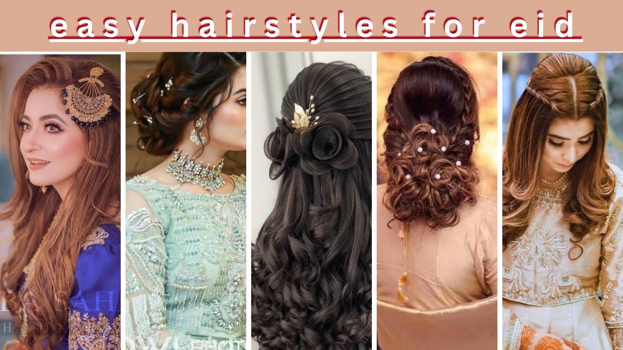 15 Eid Special Hairstyle For Girls || Front Hairstyle || Latest Hairstyle  || Hair Style Girl || - YouTube