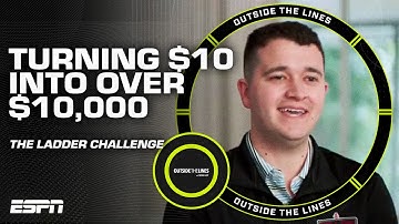 Turning $10 into $10K in 10 days 😱 @CallingOurShot details the ladder challenge 🪜 | OTL