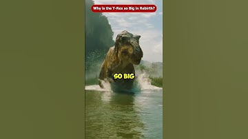 Why is the T-Rex So Big in Jurassic World Rebirth? #shorts #Viral
