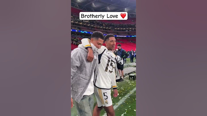 Jude Bellingham, Celebrating With His Brother,Jobe after the UCL Final!!!