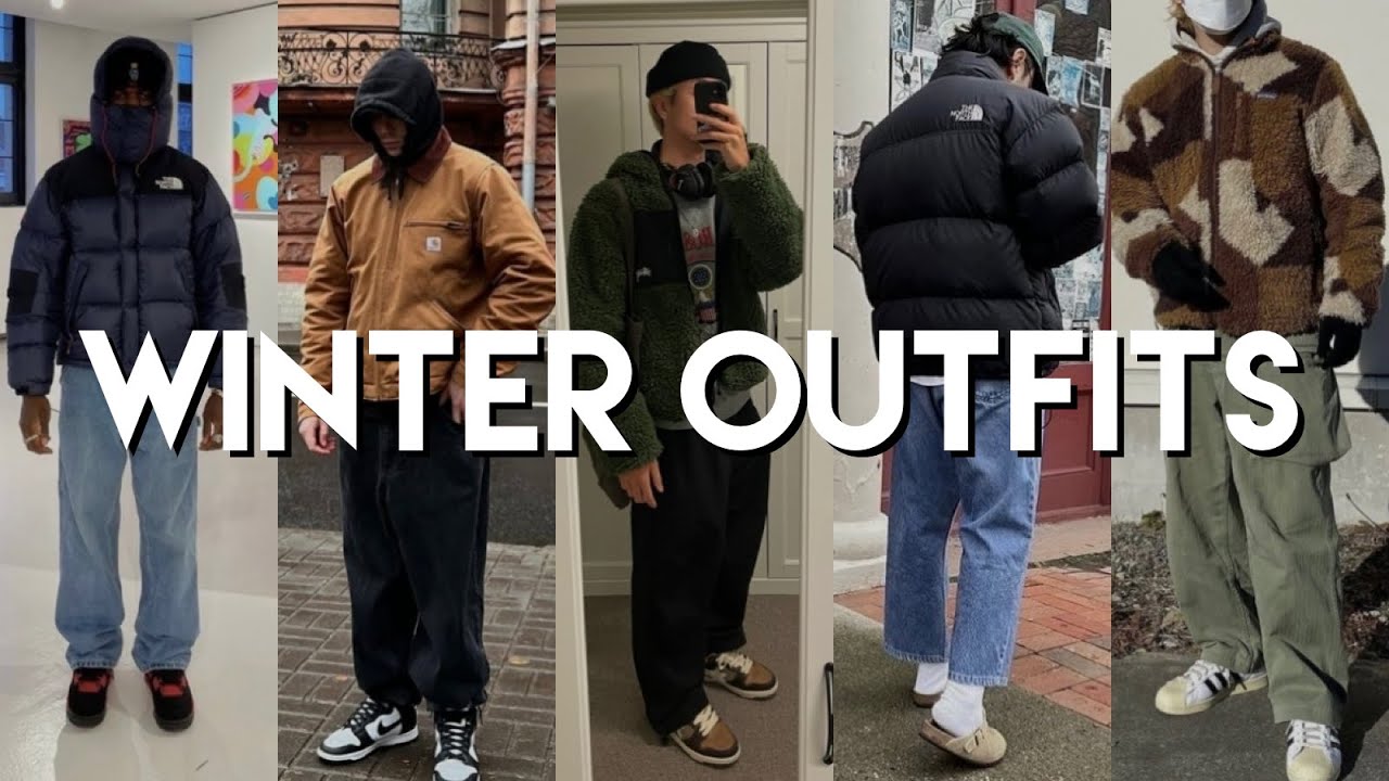 Simple Winter Outfits | Men's Winter Fashion Style 2023 - YouTube