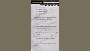 Human Resource Management Question Paper 2023 for M.Com &  MBA  students. Question paper of HRM 2023