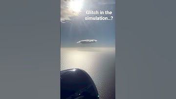 Glitch in the simulation..? Or something else? - What do you think? #glitch #ufo #simulation #matrix