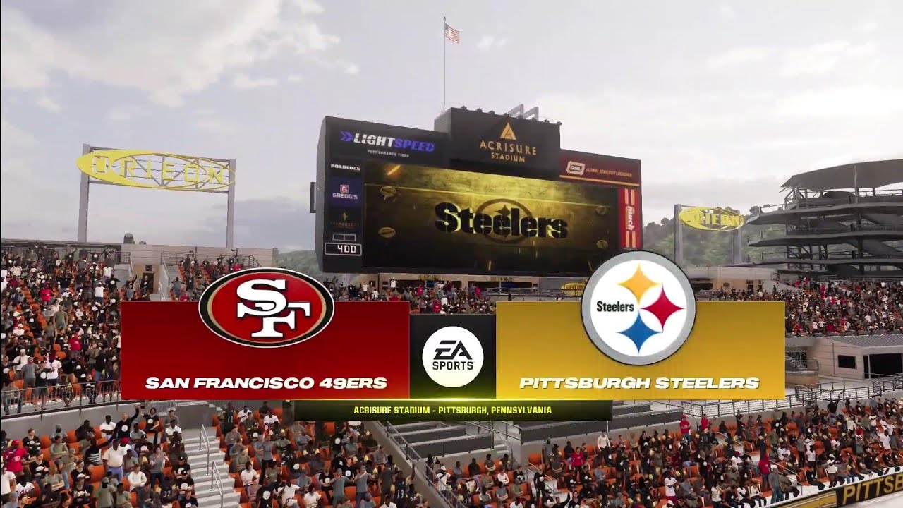 Pittsburgh Steelers vs. San Francisco 49ers - Acrisure Stadium in Pittsburgh,  PA