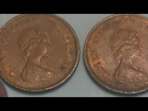 Hongkong Old Coins - Queen Elizabeth II 1980 Fifty Cents Rare