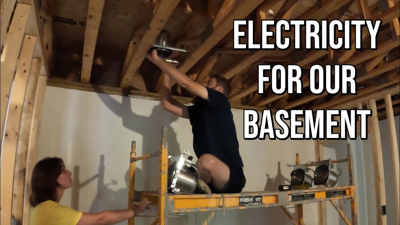 ELECTRICITY | Wires, Plugs, & Switches OH MY! | Couple Builds Basement ...