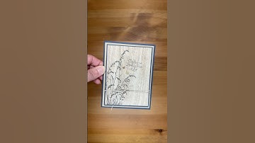Stampin’ Up! Prairie Grass Sending Love Sympathy Card #diy #patternedpaper #foldablepapercrafts