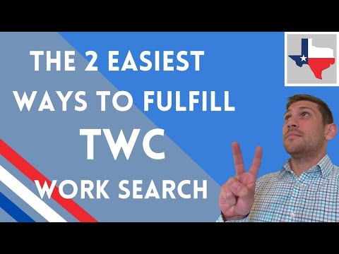 The EASIEST and FASTEST ways to fulfill the TWC work search requirements