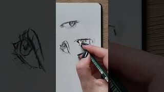 How to Draw Eyes the EASY way ✨ #shorts