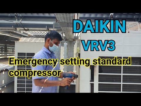 Emergency setting for VRV3 standard compressor | Daikin