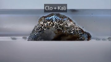 Clo Cl2 + Li, K, Fe,  P, KBr, KI.