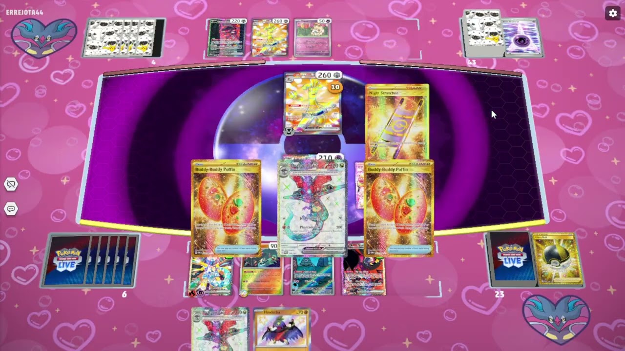 【PTCG Live】多龍巴魯托ex v.s. 賽富豪ex（SV11）