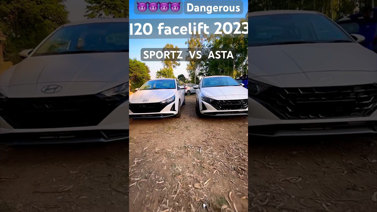 I20FACELIFT2023 SPORTZ AND ASTA COMPARISON VIDEO 