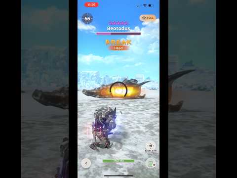 10★ Beotodus vs Glavenus HBG ER - 12 Seconds (Monster Hunter Now Solo Speedrun) #mhn #mhnow