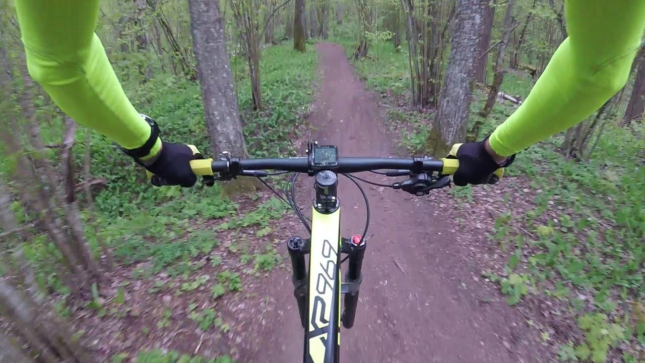 Trail riding with XC hardtail YouTube