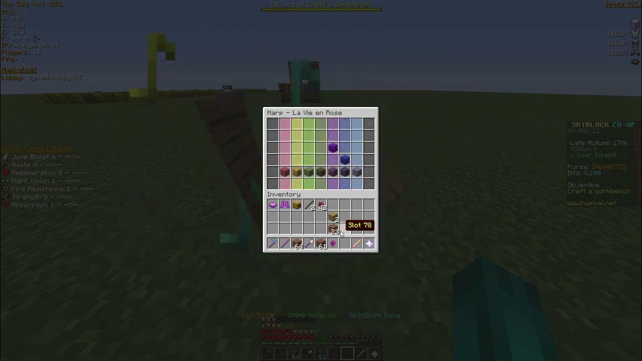 Hypixel Skyblock Melody Hair Macro, Easy free Talismans YouTube