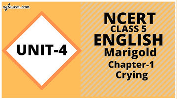 NCERT Solutions Class 5 English Unit 4 (Poem) Crying