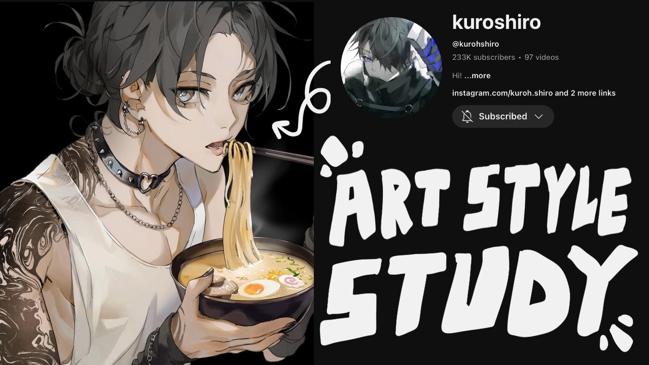 How to Draw Like @kurohshiro | Art Style Study/Tutorial
