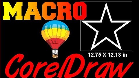 Corel Draw Tips & Tricks MACRO Size and lable objects