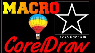 Corel Draw Tips & Tricks MACRO Size and lable objects