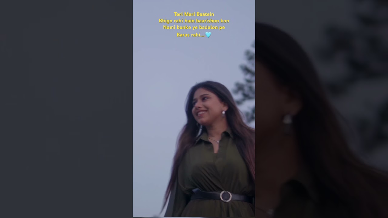 Still from the short clip: Baarish - Sushmita Srivastava #life #lyrics #baarish #song #newsong #trending #rain #shoot #love