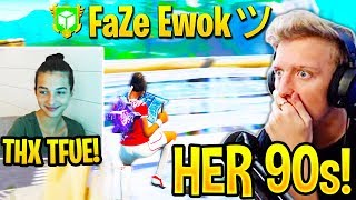 TFUE *SHOCKED* Spectating FaZe EWOK! TFUE *WINS* Using HER SETTINGS! (Pro DEAF Girl)