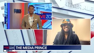 The Media Prince joins Fox 5 Live Zone with Guy Lambert Content