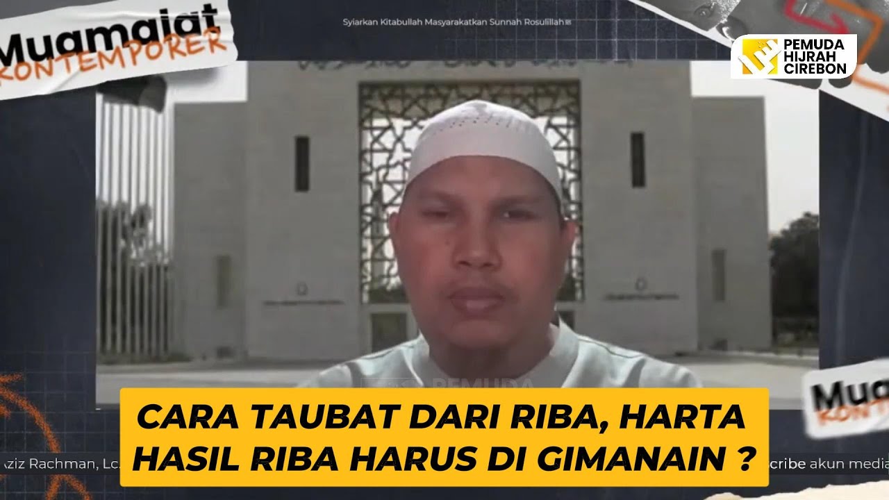 CARA TAUBAT DARI RIBA, HARTA DARI RIBA HARUS DI JUAL ? DI SEDEKAHKAN ? - Ustadz Dr Erwandi Tarmizi