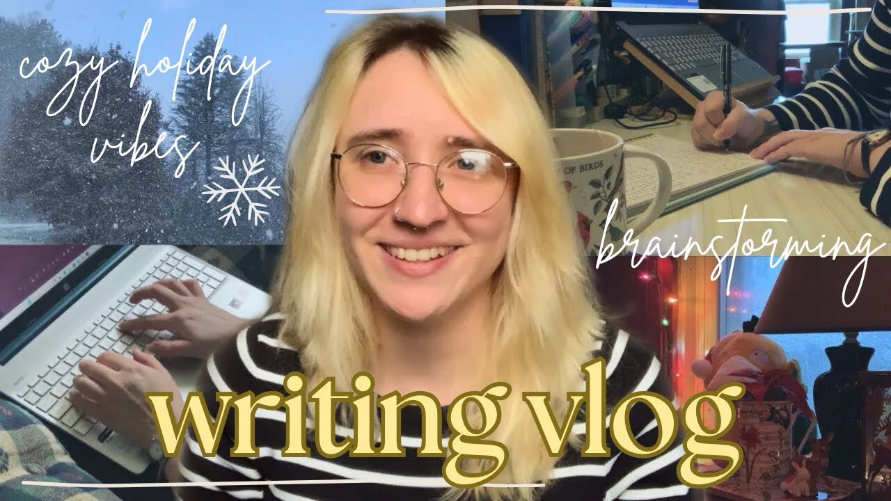 my first writing vlog! (+ holiday crafts) 🌟 starting Project Hyacinth, finding a new process