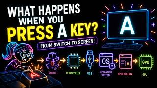 What Actually Happens When You Press a Key ⌨️ | From Switch to Screen
