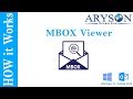 How to Open MBOX File using MBOX Viewer Freeware | Aryson