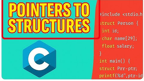 Pointer to Structures in C 