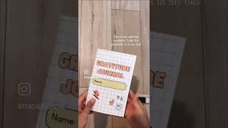Kid’s Gratitude Journal #kindergartenteacher #toddleractivities #preschoolactivities
