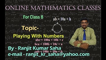 Playing With Numbers|| Reversing the digits of 2/3-digit number||Online Mathematics Classes||Class 8