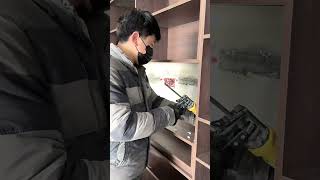 Cover Panel Installation#woodworking #usashorts #diy
