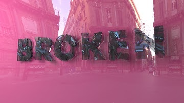 Broken Glass 3D Text - Cinema 4D R12 - R20 Tutorial