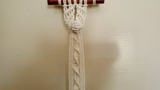Berry knot macrame tutorial Macrame pattern Macrame wall hanging